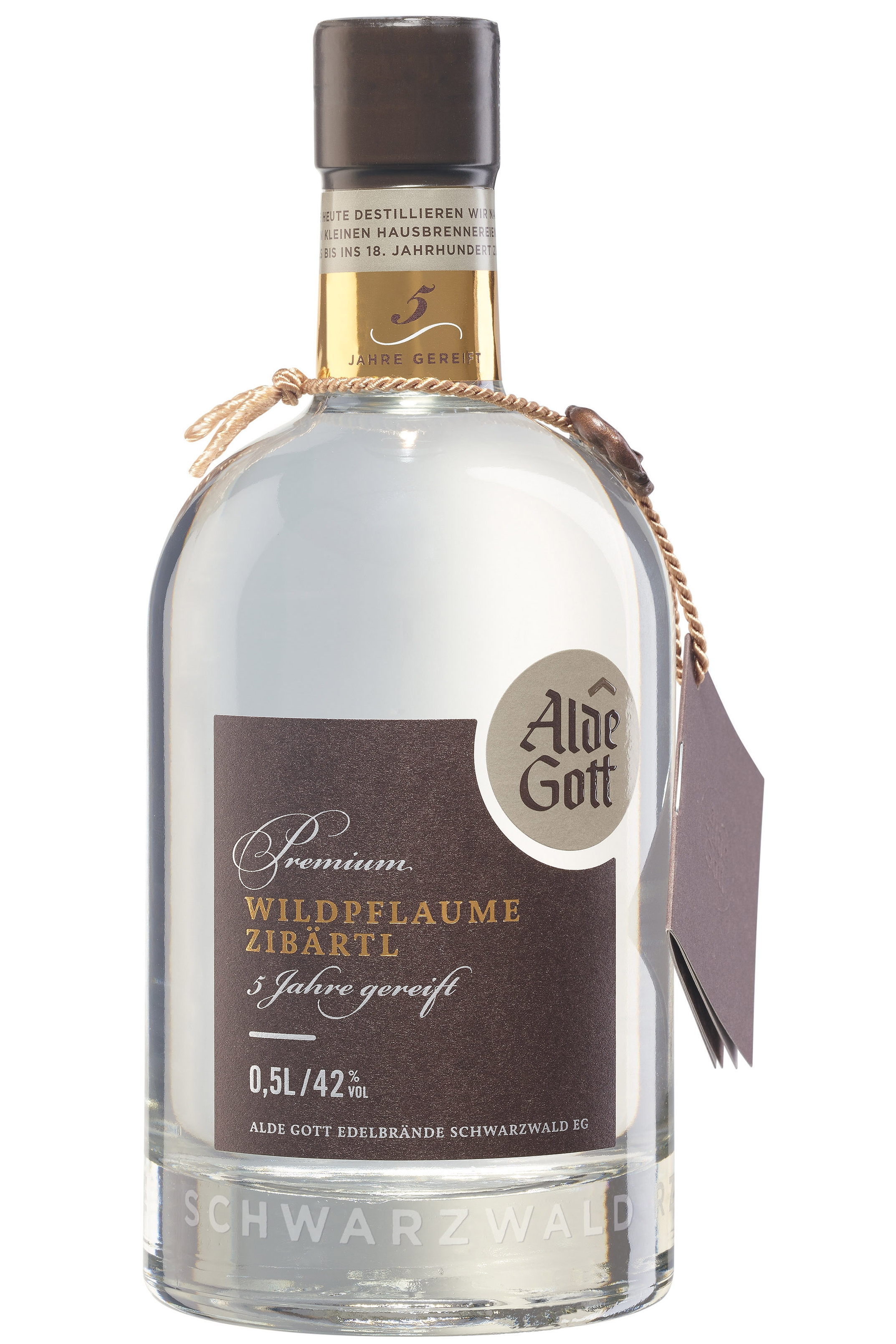 Alde Gott Wildpflaume Zibärtl 5 Jahre - 0,5L 42% vol