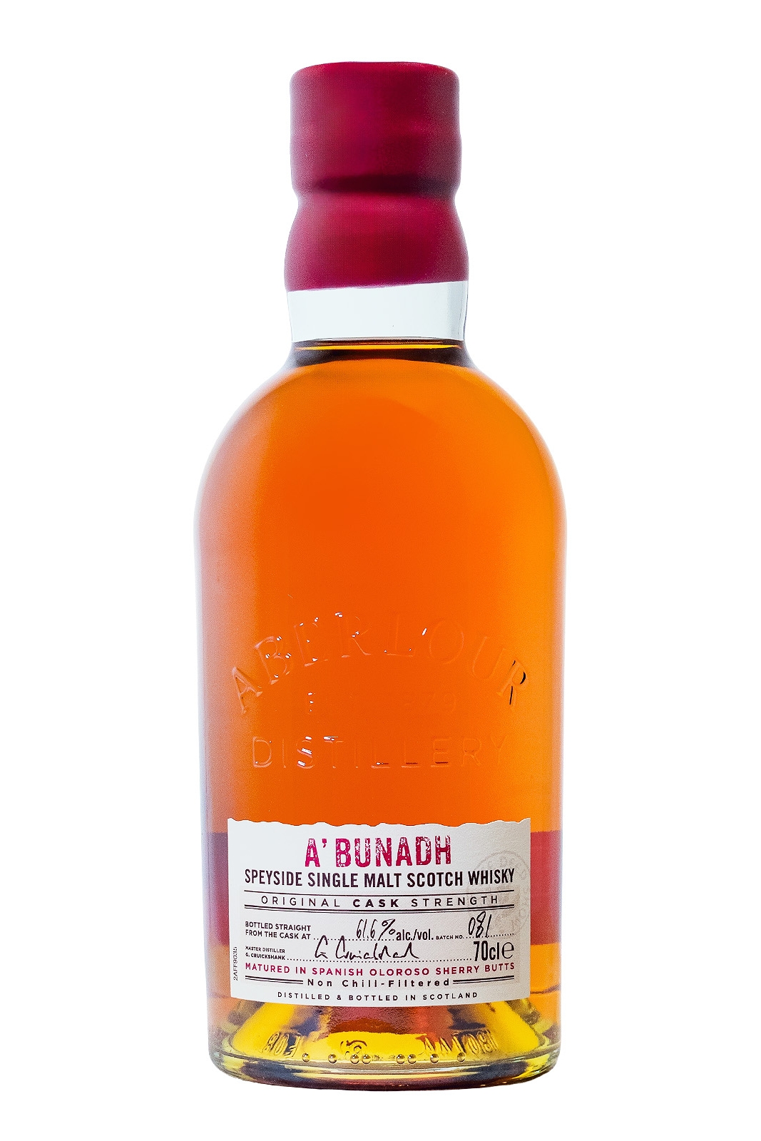 Aberlour A bunadh Batch 81 Single Malt Scotch Whisky - 0,7L 61,6% vol