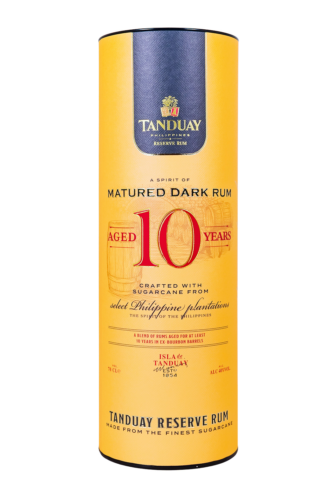 Tanduay 10 YO Reserve Rum - 0,7L 40% vol