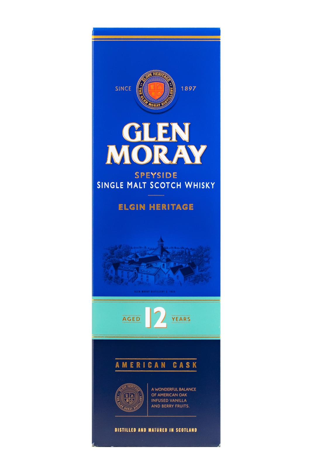 Glen Moray 12 Jahre Elgin Heritage Single Malt Scotch Whisky - 0,7L 40% vol
