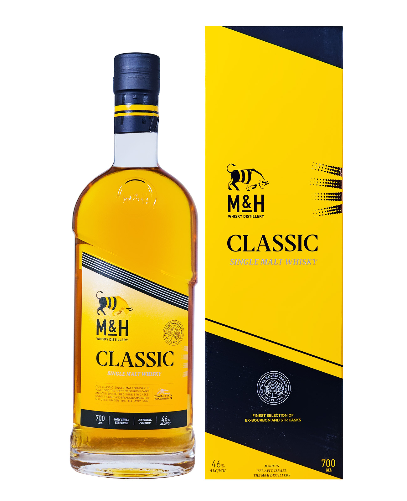 M&H Classic Single Malt Whisky - 0,7L 46% vol