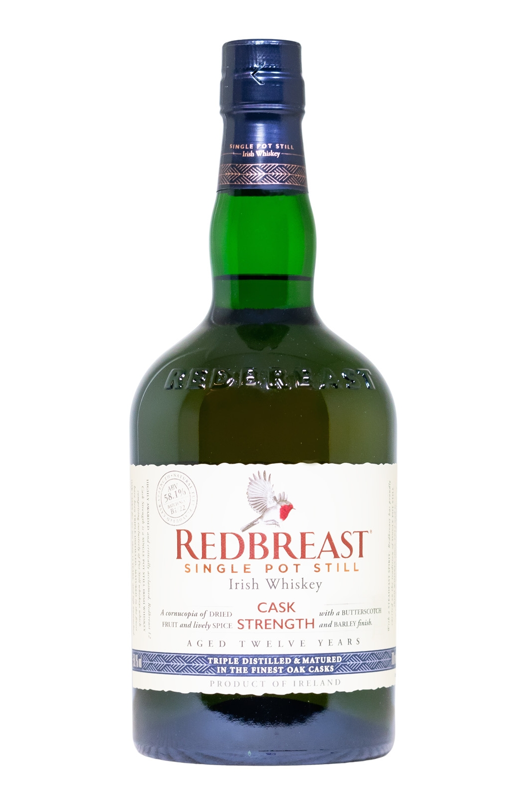 Redbreast 12 Jahre Cask Strength Batch B1-22 - 0,7L 58,1% vol