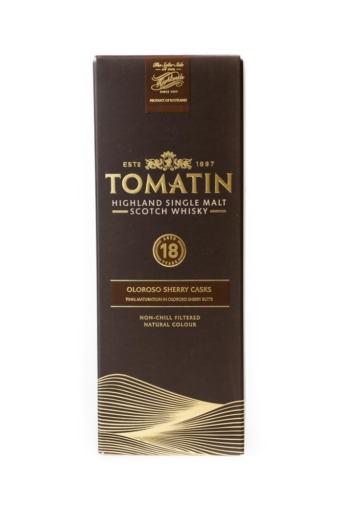 Tomatin 18 Jahre Highland Single Malt Scotch Whisky - 0,7L 46% vol Tomatin 18 Jahre Highland Single Malt Scotch Whisky - 0,7L 46% vol