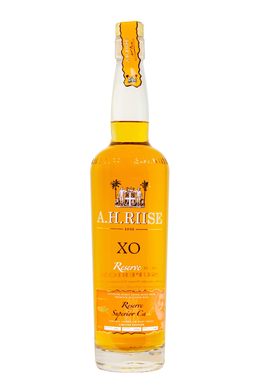 A.H. Riise XO Reserve Premium Spirituose auf Rum-Basis - 0,7L 40% vol
