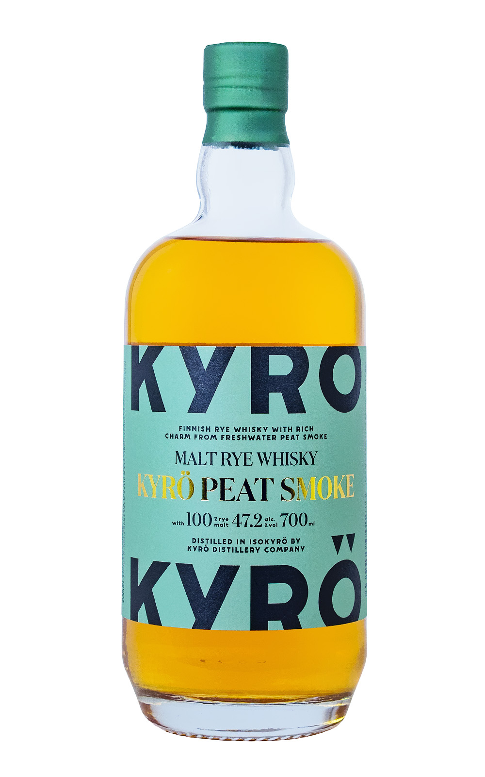 Kyrö Peat Smoke Malt Rye Whisky - 0,7L 47,2% vol