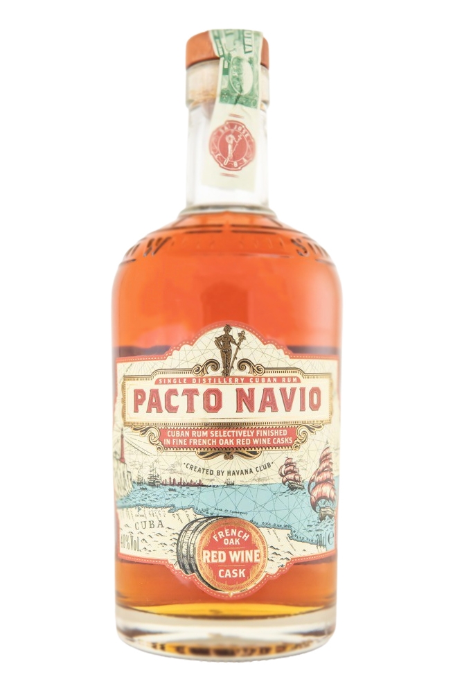 Havana Club Pacto Navio Rum French Oak Red Wine Cask Finish - 0,7L 40% vol