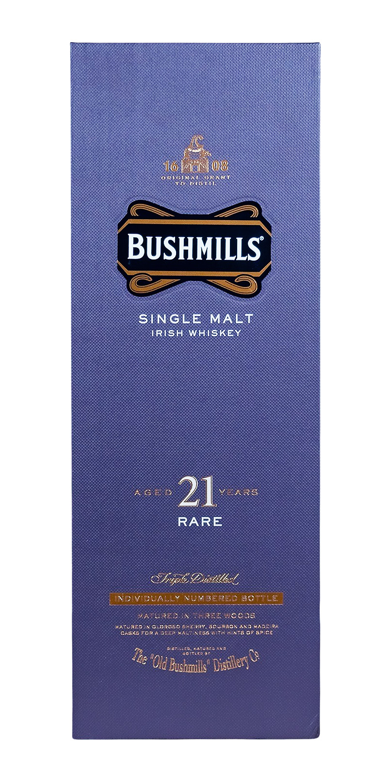 Bushmills 21 Jahre Rare Three Woods - 0,7L 40% vol
