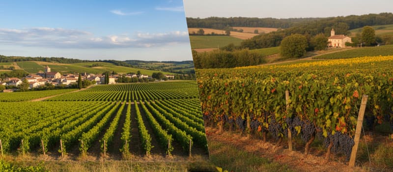 Cognac und Armagnac Region