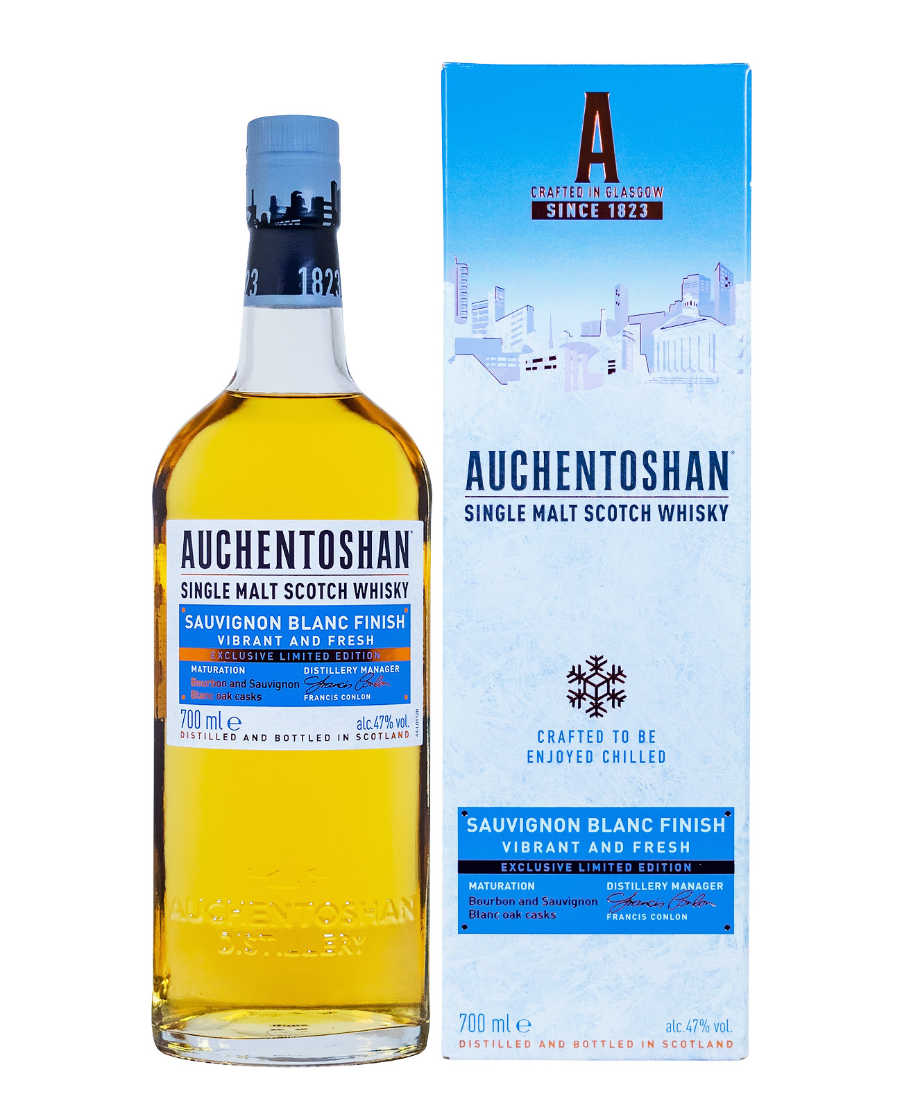 Auchentoshan Sauvignon Blanc Single Malt Scotch Whisky - 0,7L 47% vol
