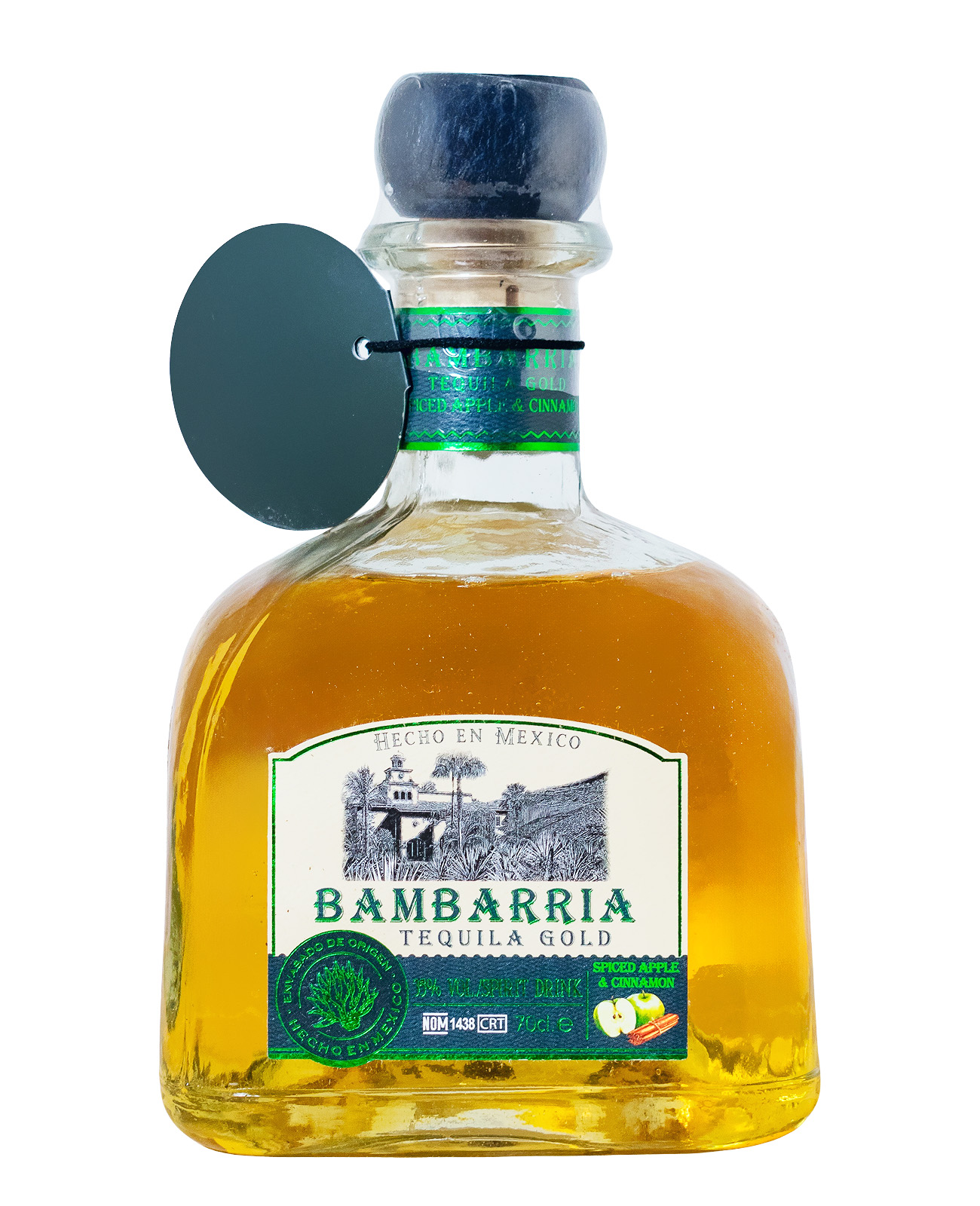Bambarria Tequila Gold Spiced Apple & Cinnamon - 0,7L 35% vol