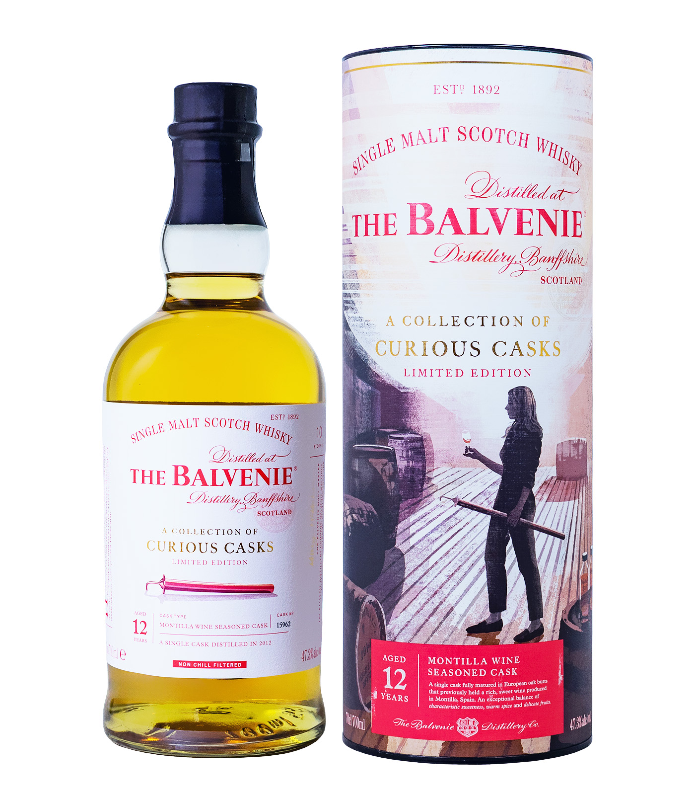 Balvenie 12 Jahre Montilla Wine Seasoned Cask - 0,7L 47,3% vol