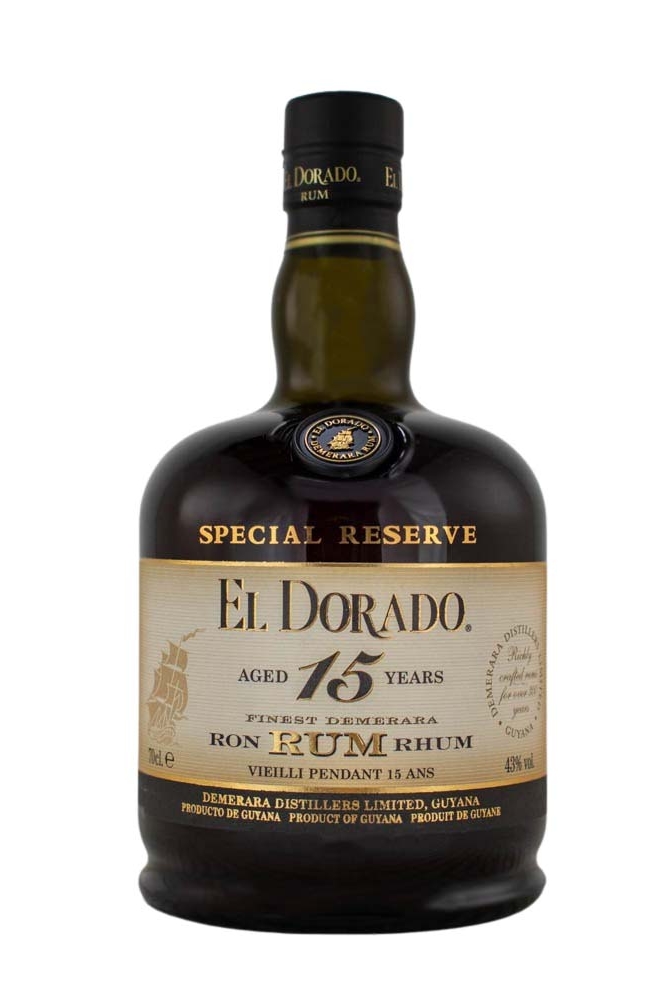 El Dorado 15 Jahre Finest Demerara Rum - 0,7L 43% vol