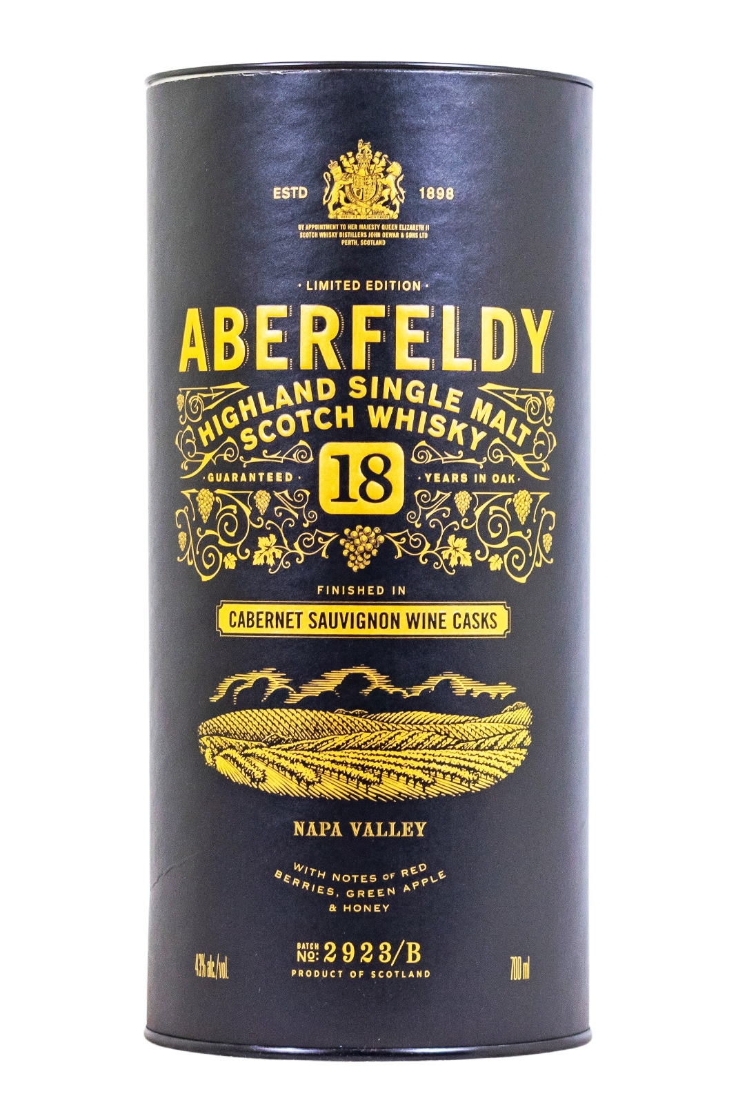 Aberfeldy 18 Jahre Scotch Whisky Nappa Valley Edition - 0,7L 43% vol