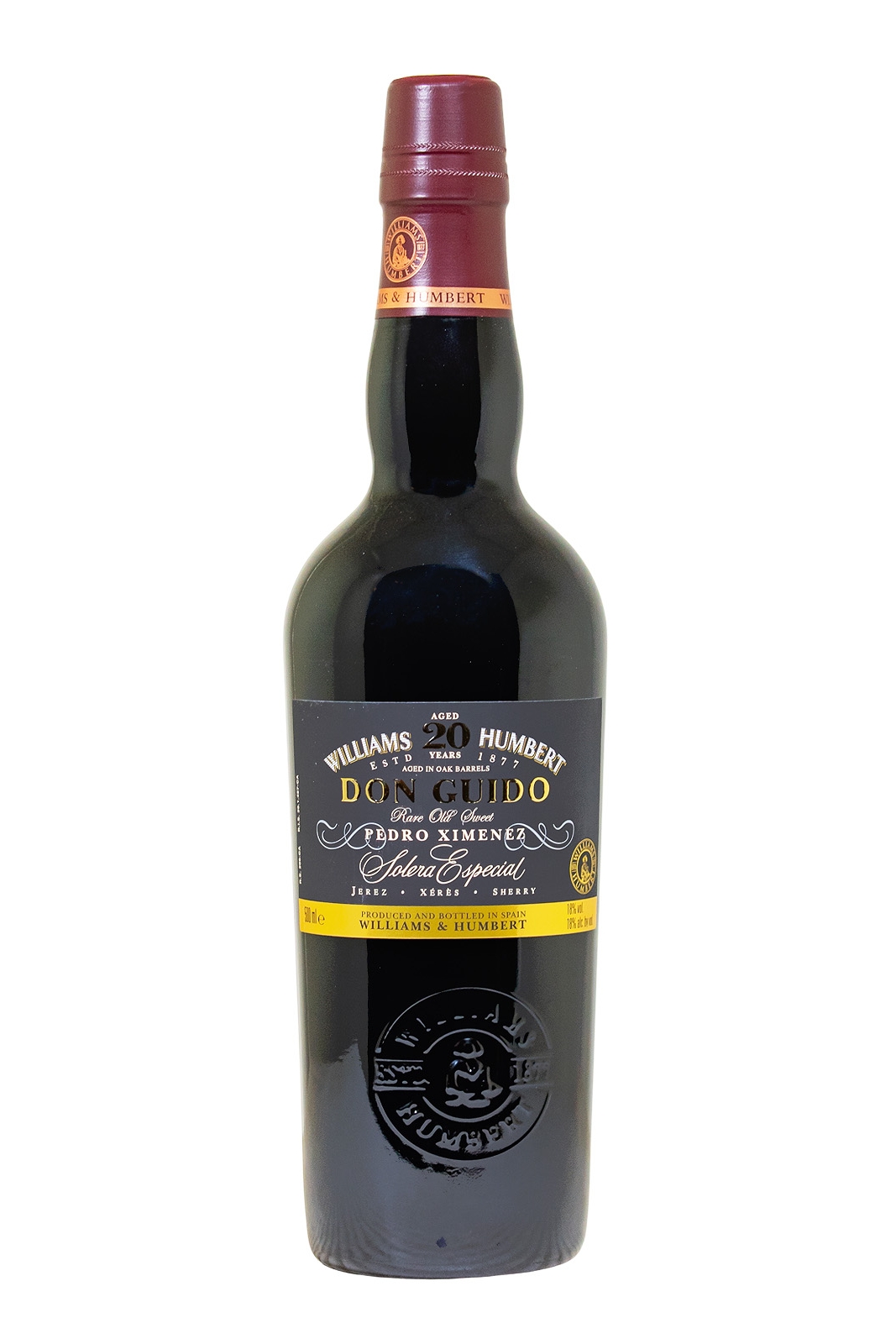Don Guido Solera Especial 20 Jahre Pedro Ximenez Sherry - 0,5L 18% vol Don Guido Solera Especial 20 Jahre Pedro Ximenez Sherry - 0,5L 18% vol