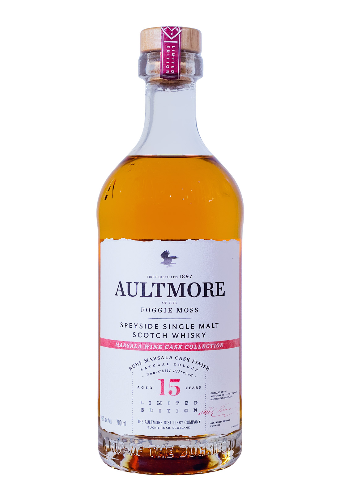 Aultmore 15 Jahre Ruby Marsala - 0,7L 46% vol