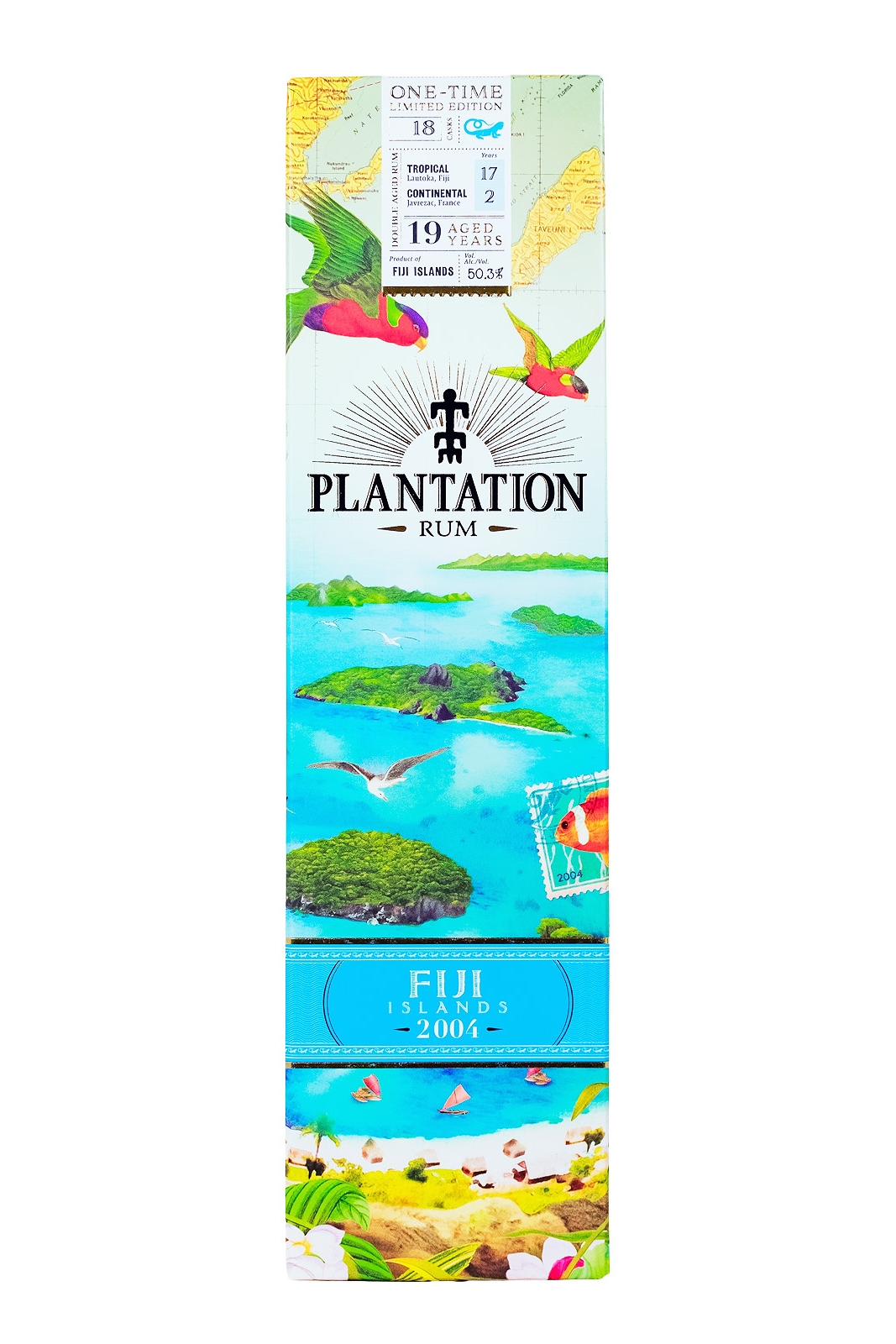 Plantation Fiji Islands 2004 One-Time Rum - 0,7L 50,3% vol