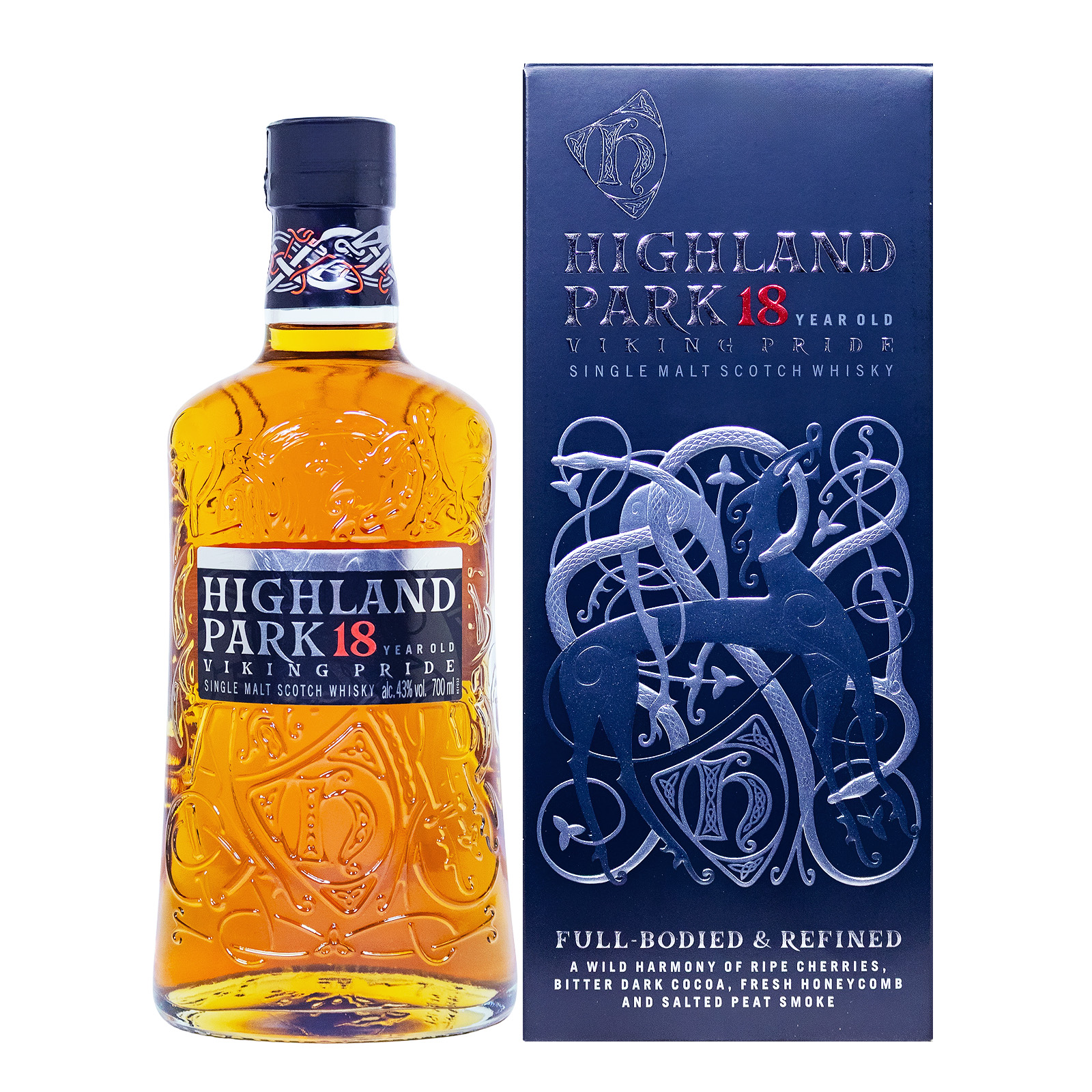 Highland Park 18 Jahre Orkney Single Malt Scotch Whisky - 0,7L 43% vol