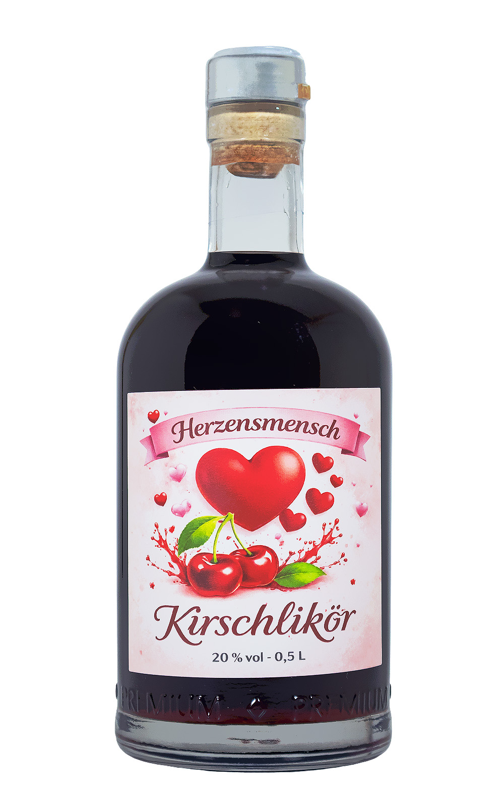 Herzensmensch Kirschlikör - 0,5L 20% vol