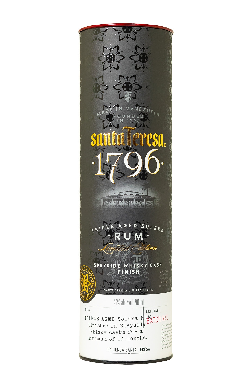 Santa Teresa Rum Speyside Whisky Cask Finish - 0,7L 46% vol