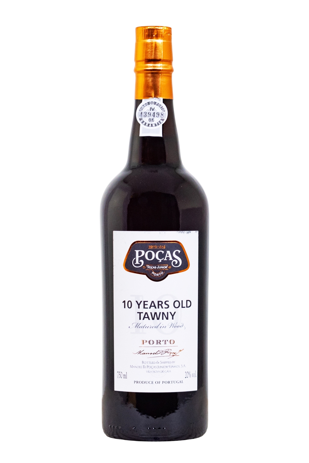 Porto Pocas 10 Jahre - 0,75L 20% vol