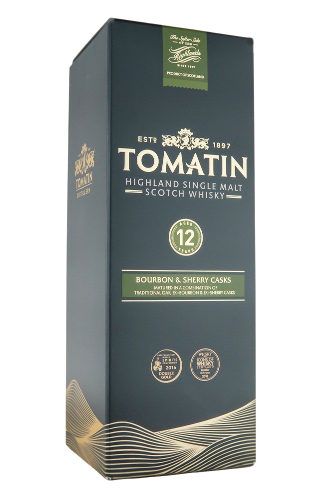 Tomatin 12 Jahre Highland Single Malt Scotch Whisky - 1 Liter 43% vol