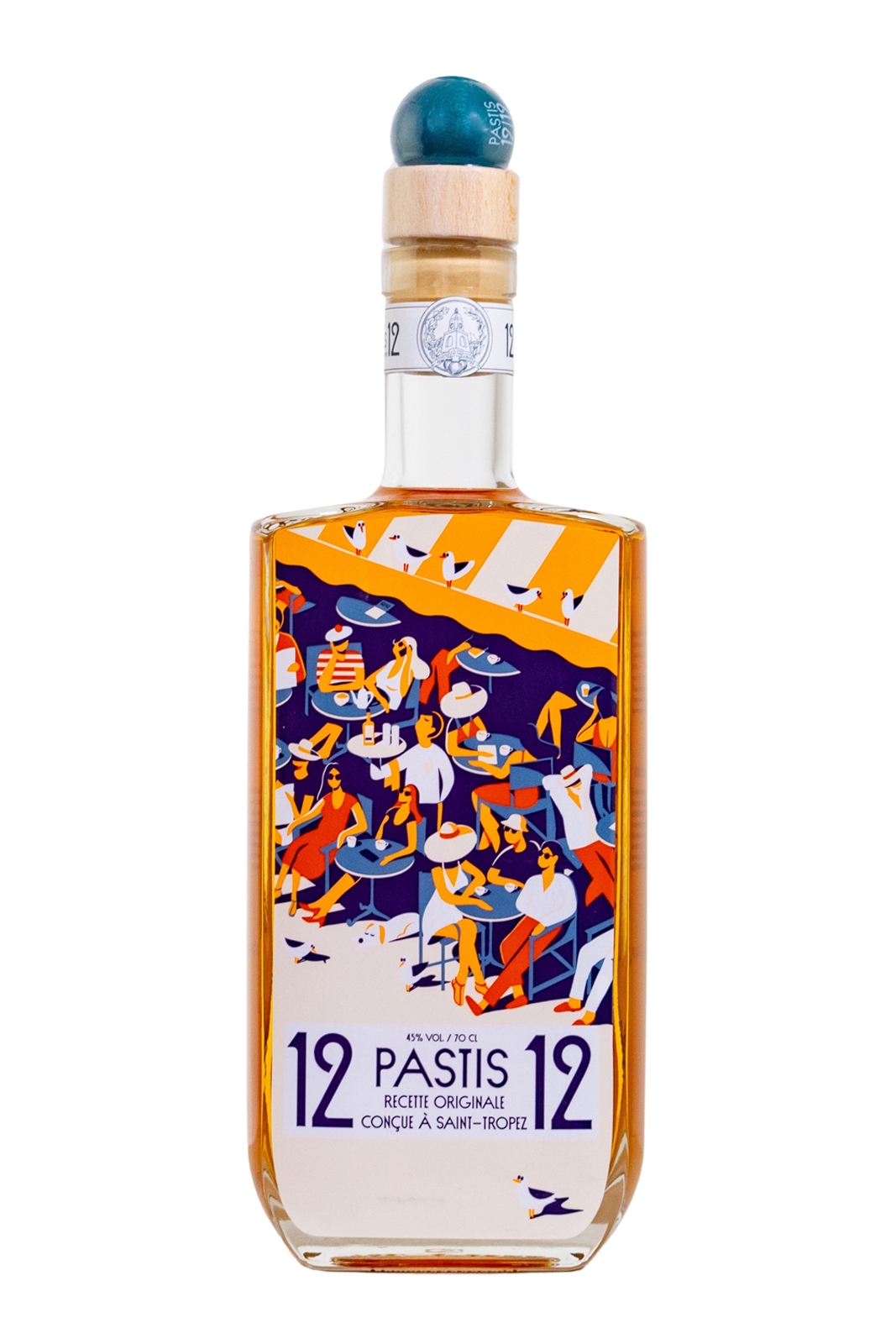 Pastis de Saint Tropez 12-12 - 0,7L 45% vol