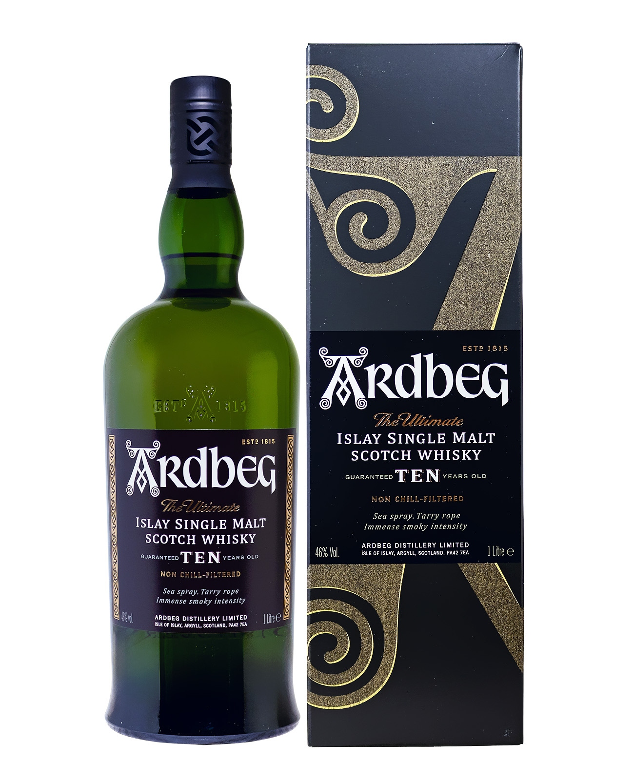 Ardbeg 10 Jahre Single Malt Whisky - 1 Liter 46% vol