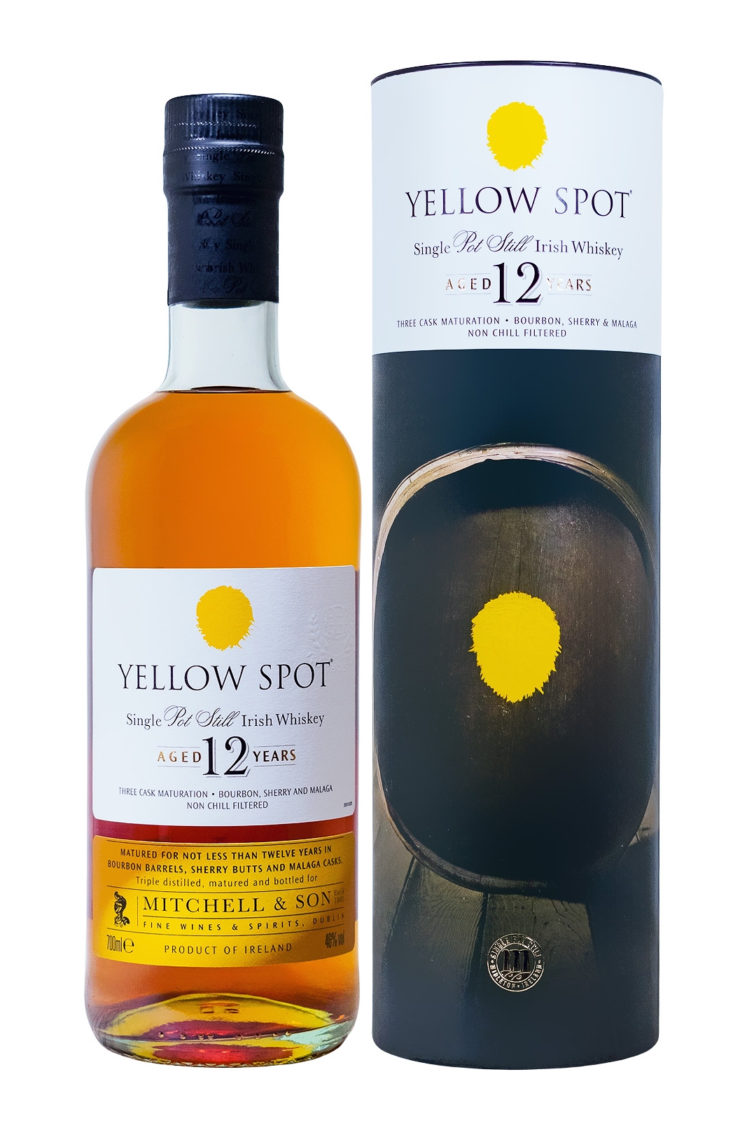 Yellow Spot 12 Jahre Single Pot Still Irish Whiskey - 0,7L 46% vol Yellow Spot 12 Jahre Single Pot Still Irish Whiskey - 0,7L 46% vol