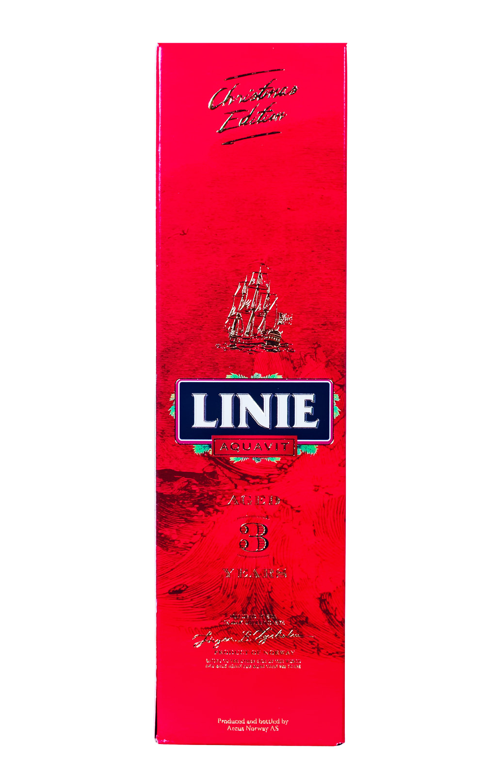 Linie Aquavit Christmas Edition 2025 - 0,7L 41,5% vol