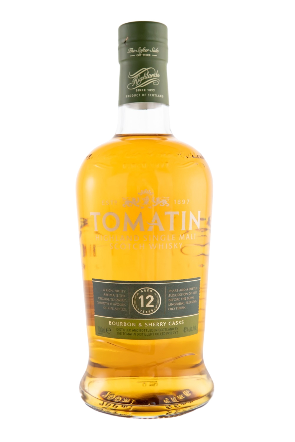 Tomatin 12 Jahre Highland Single Malt Scotch Whisky - 0,7L 43% vol