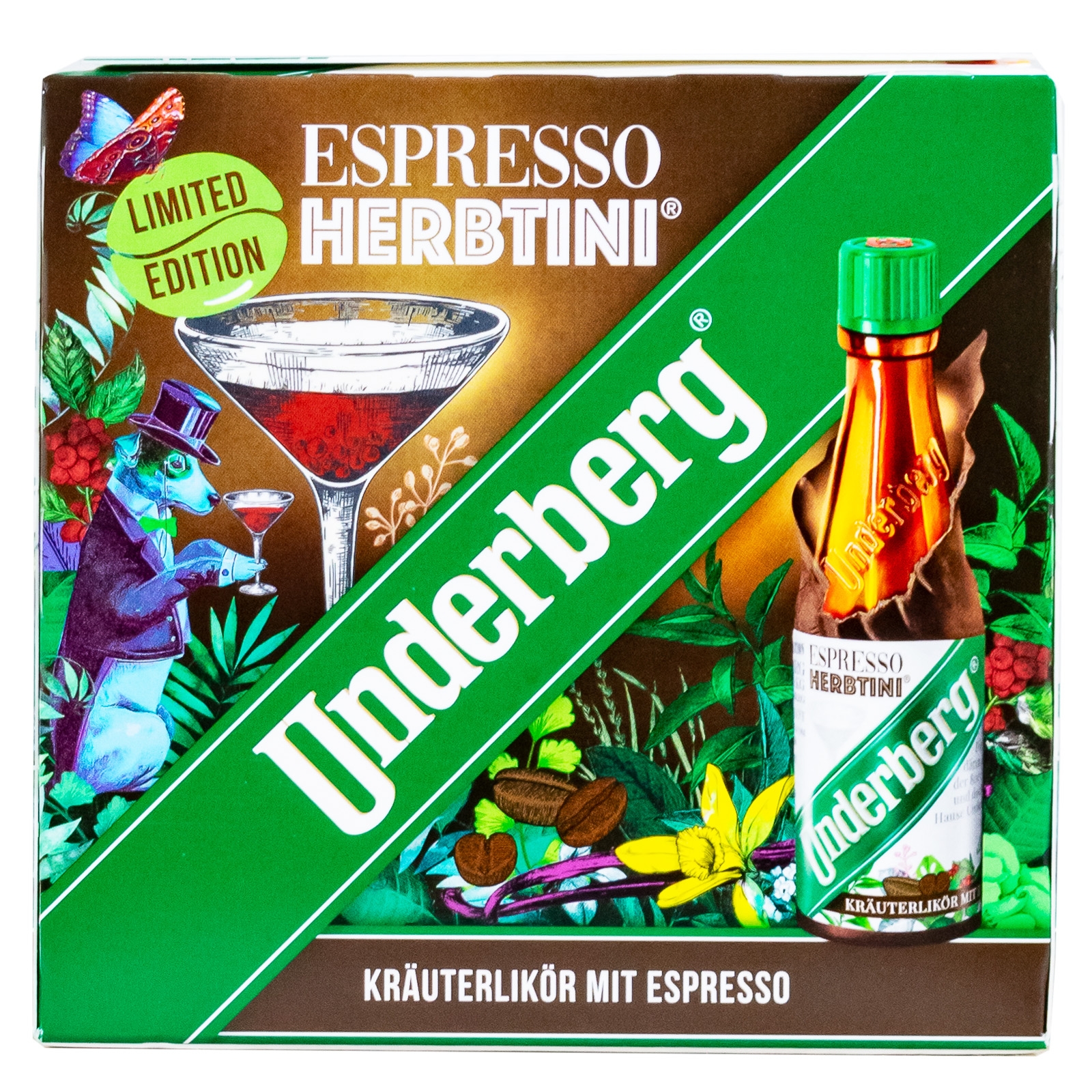 Paket [12 x 0,02L] Underberg Espresso Herbitini - 0,24L 27% vol