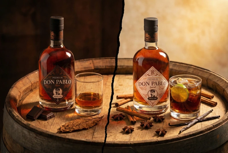 Normaler Rum vs Spiced Rum