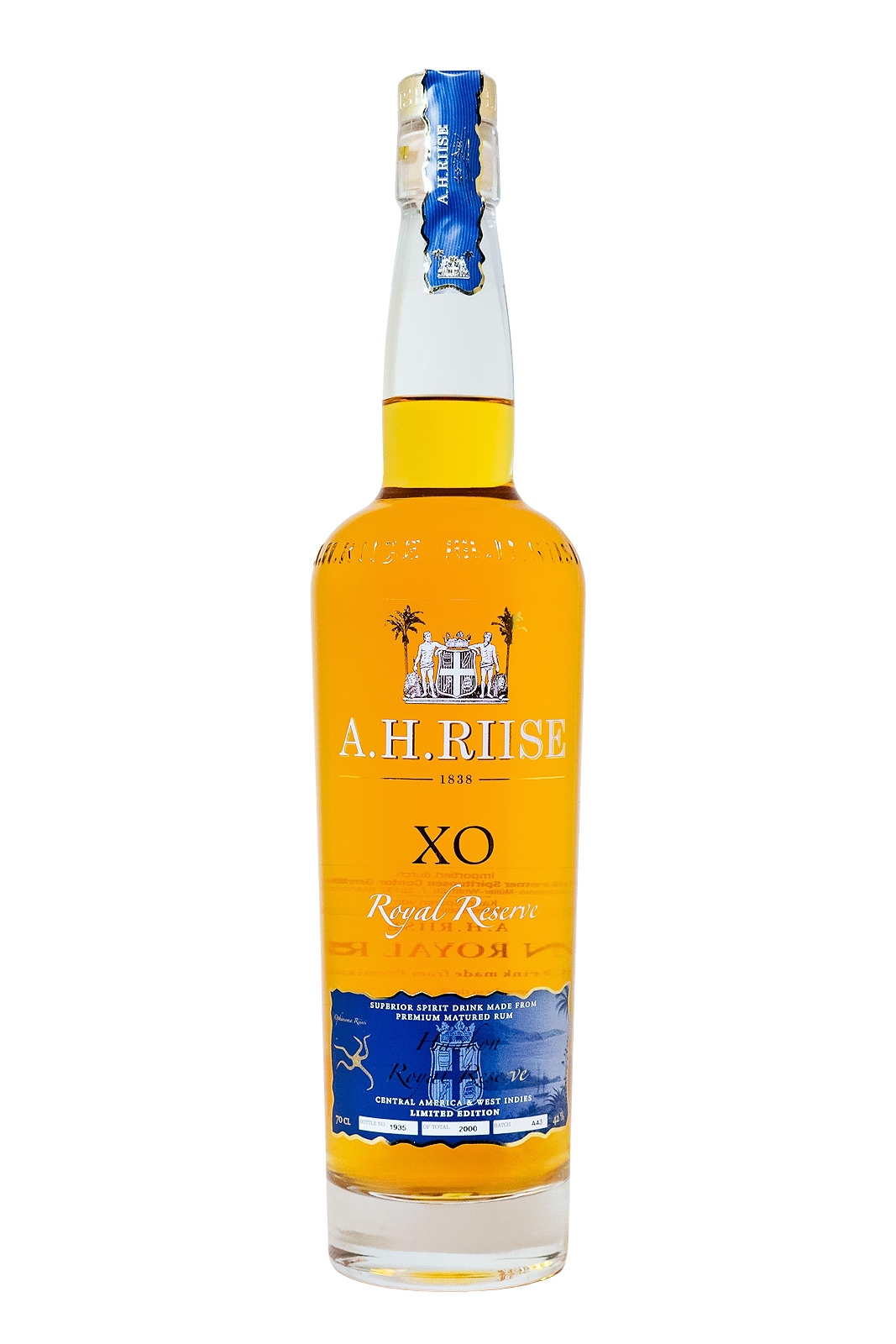 A.H. Riise XO Royal Reserve Kong Haakon Special Edition - 0,7L 42% vol A.H. Riise XO Royal Reserve Kong Haakon Special Edition - 0,7L 42% vol