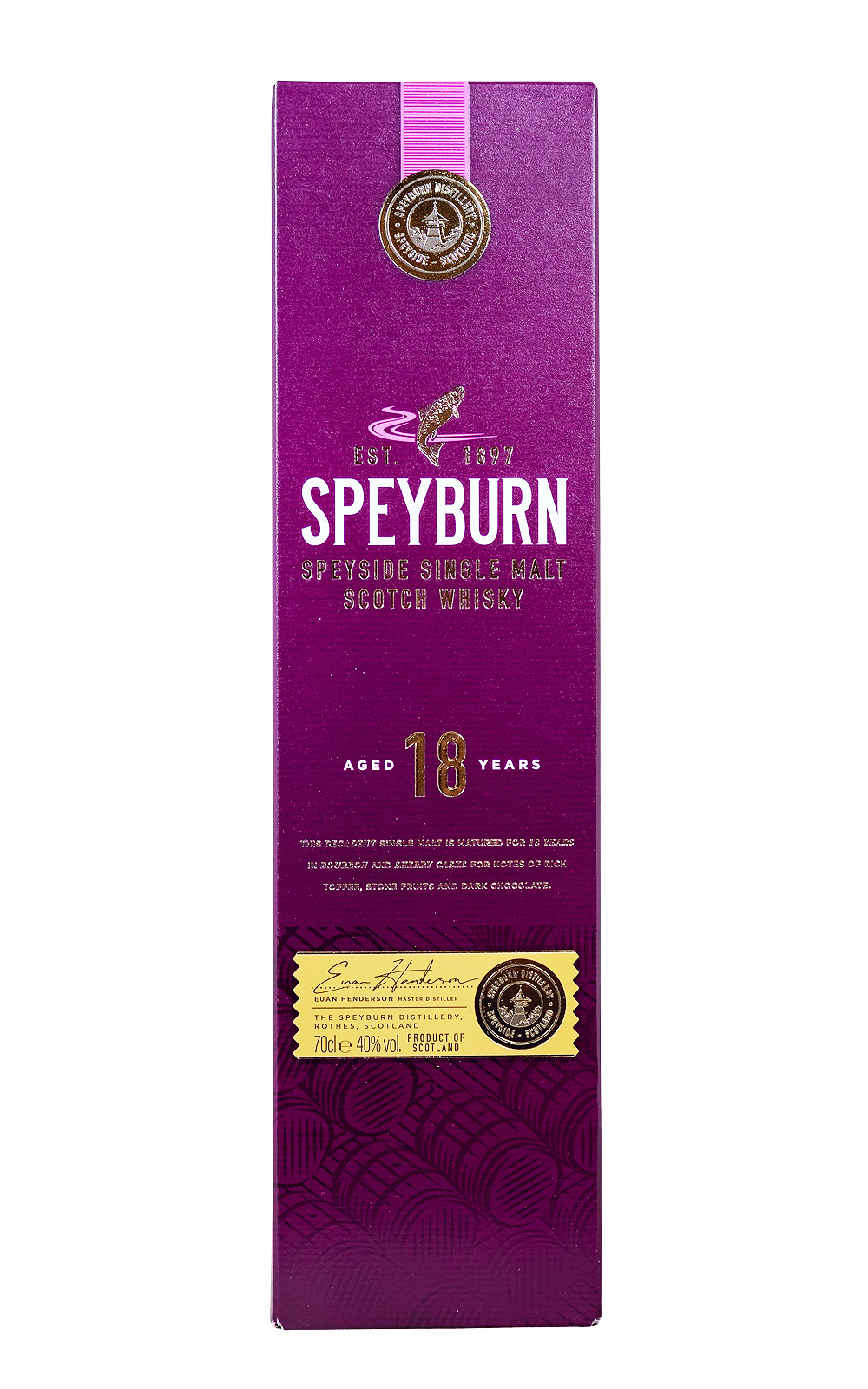 Speyburn 18 Jahre Single Malt Scotch Whisky - 0,7L 40% vol