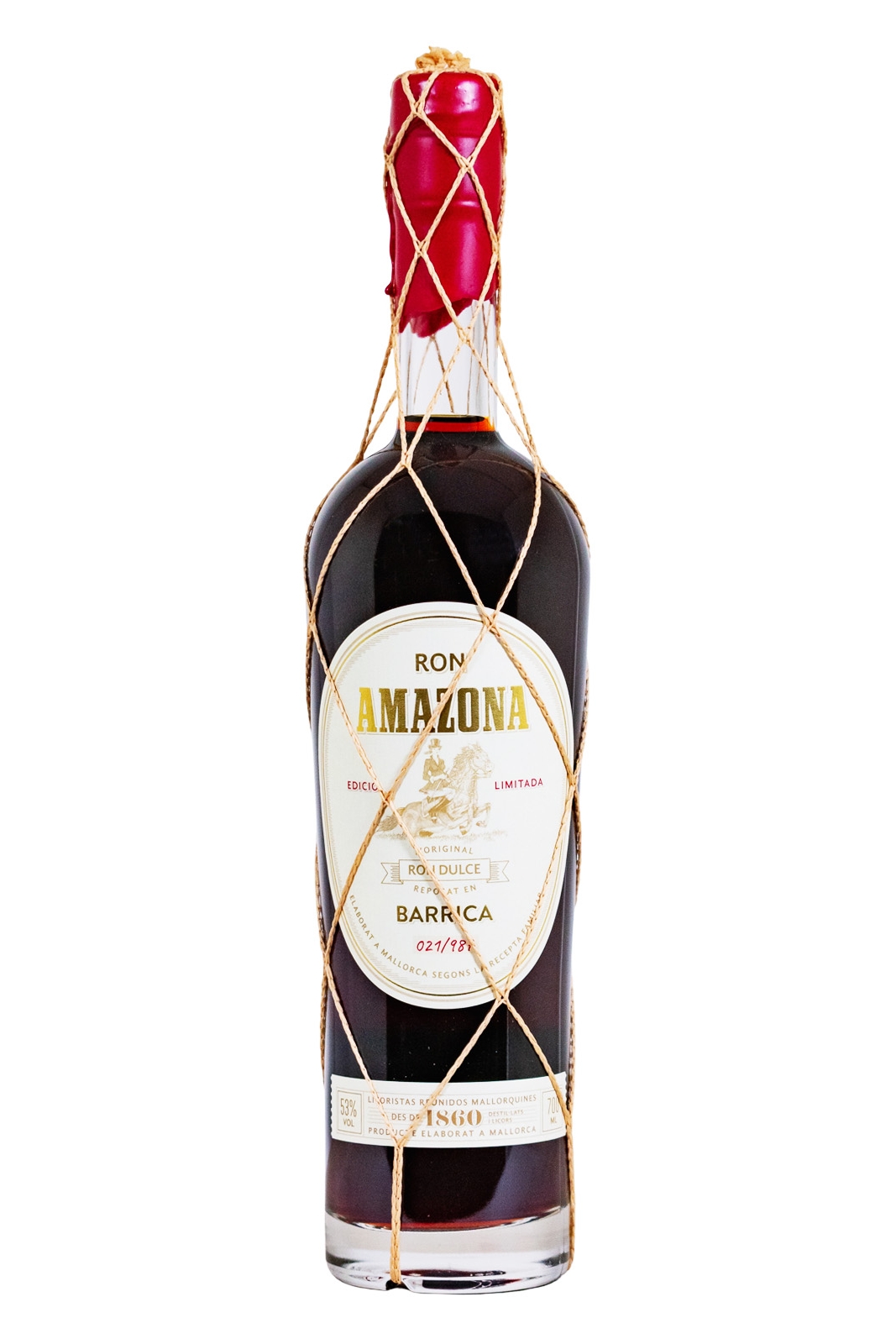 Ron Amazona Barrica - 0,7L 53% vol Ron Amazona Barrica - 0,7L 53% vol