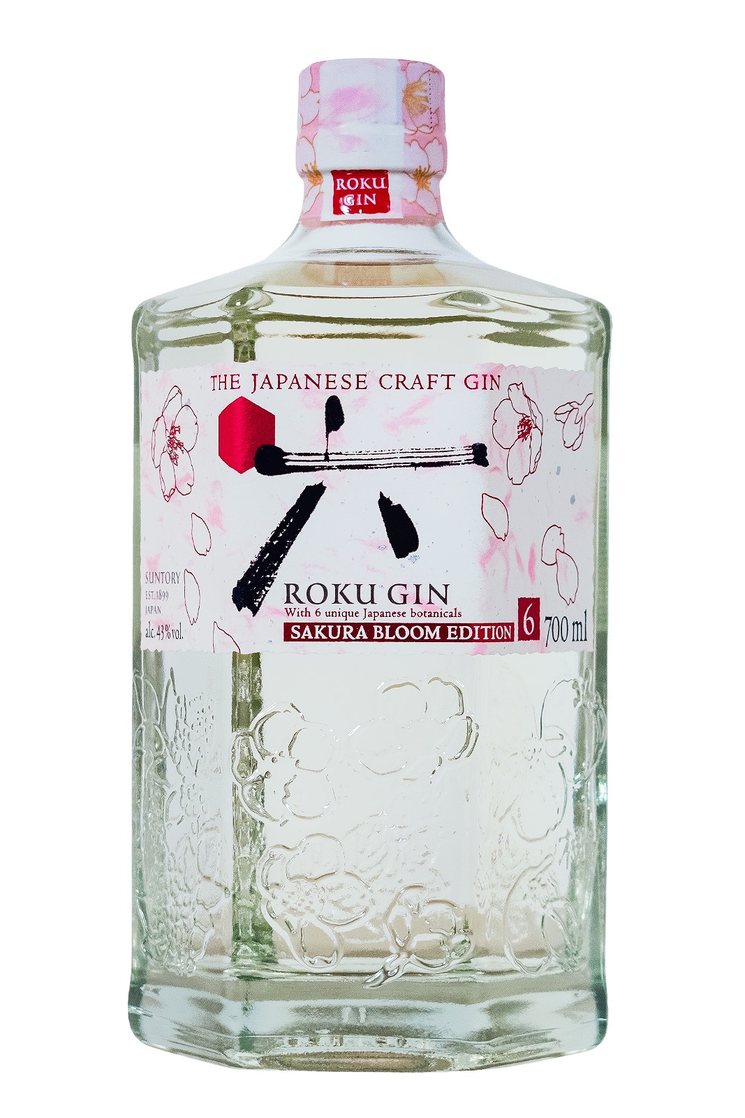 Roku Gin Sakura Bloom - 0,7L 43% vol Roku Gin Sakura Bloom - 0,7L 43% vol