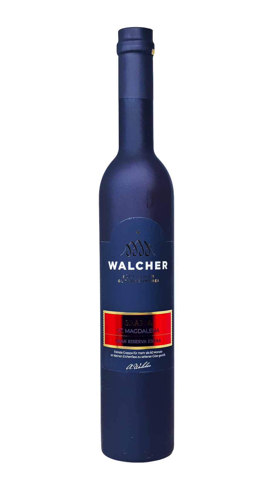 Walcher Grappa St. Magdalena Gran Riserva Extra - 0,5L 40% vol