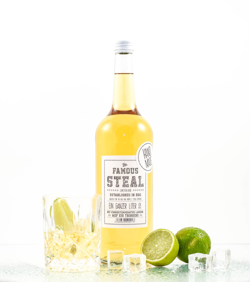 The Famous Steal Limette - 1 Liter 18% vol
