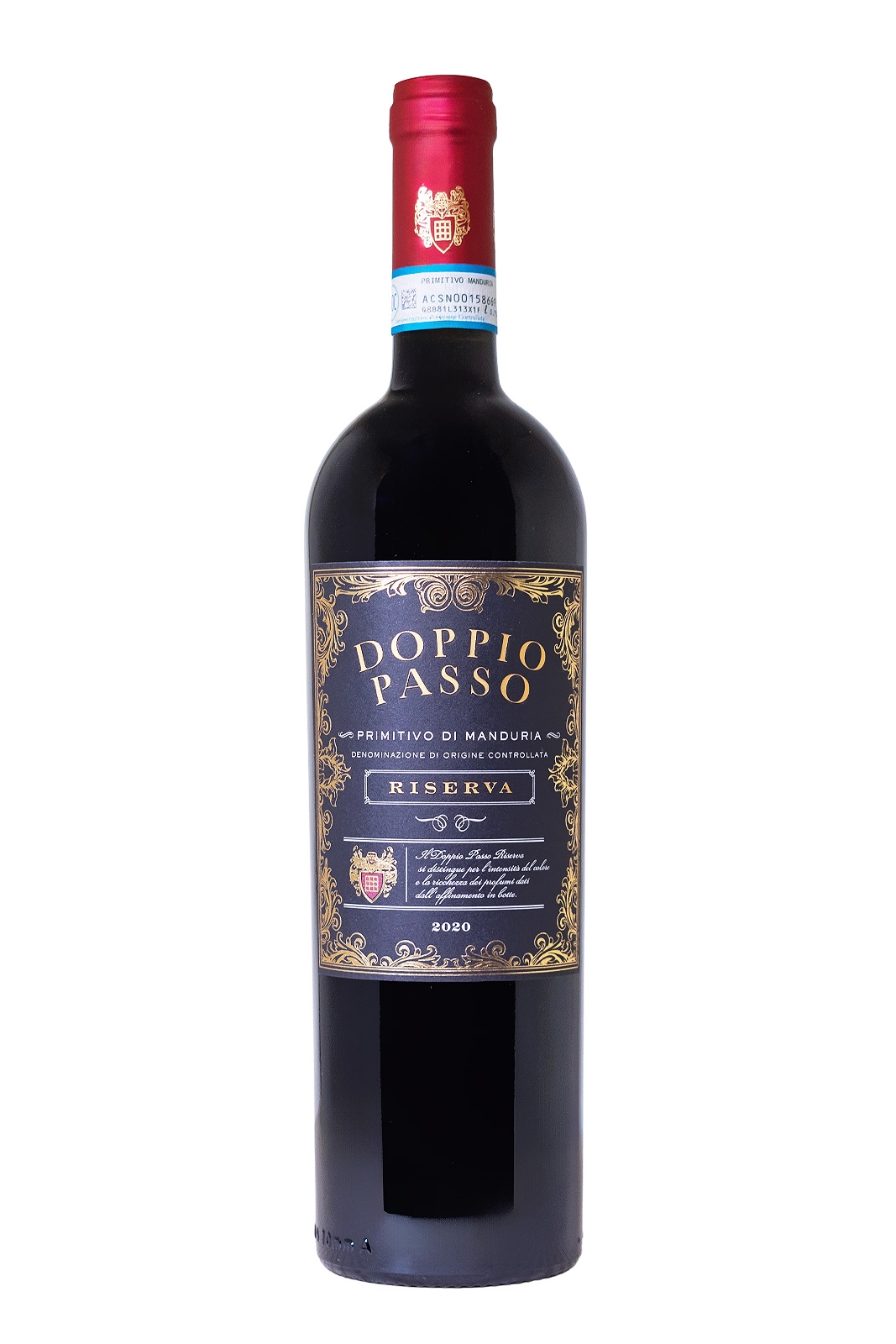 Doppio Passo Riserva Manduria - 0,75L 14,5% vol Doppio Passo Riserva Manduria - 0,75L 14,5% vol