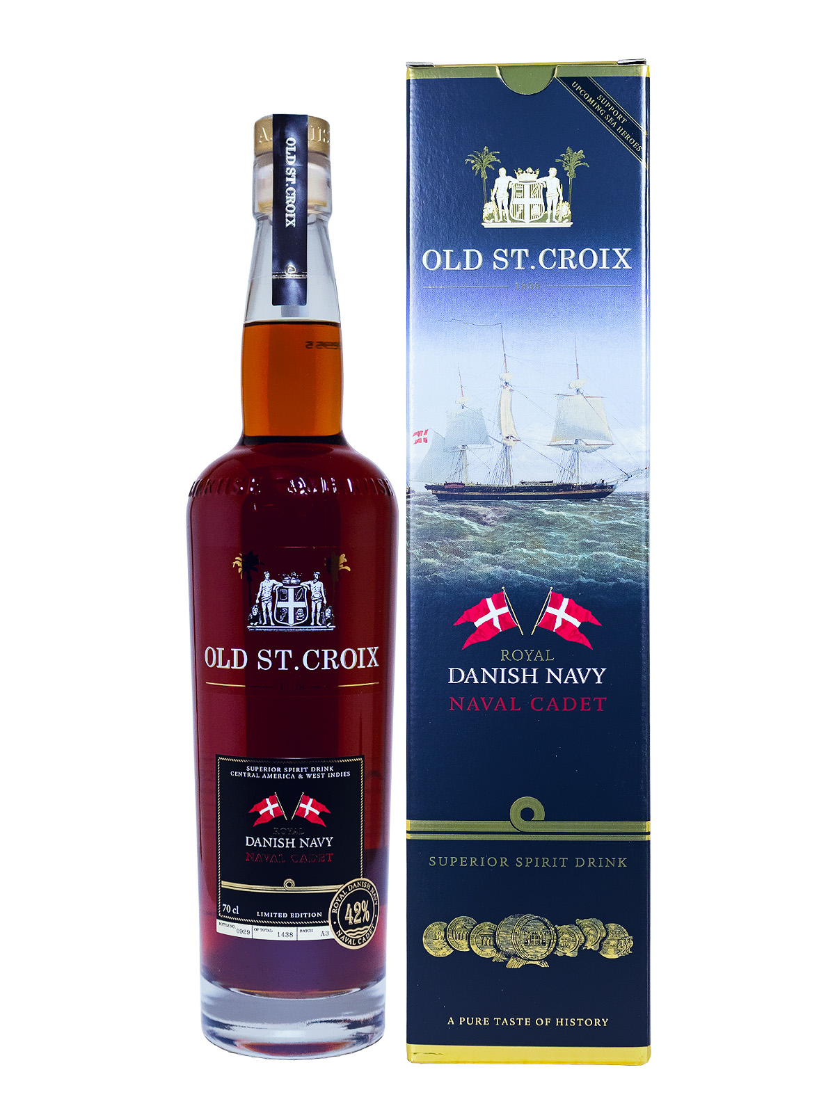 Old St. Croix Royal Danish Navy Cadet - 0,7L 42% vol