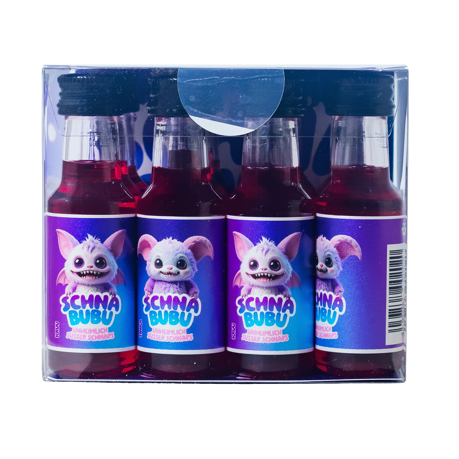 Paket [12 x 0,02L] Schnabubu PET Kurze Shots - 0,24L 16% vol