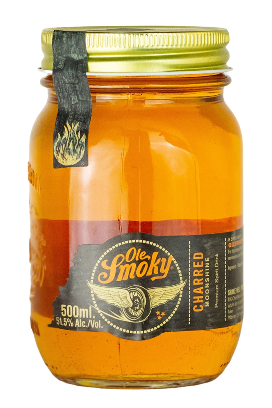 Ole Smoky Moonshine Charred - 0,5L 51,5% vol Ole Smoky Moonshine Charred - 0,5L 51,5% vol