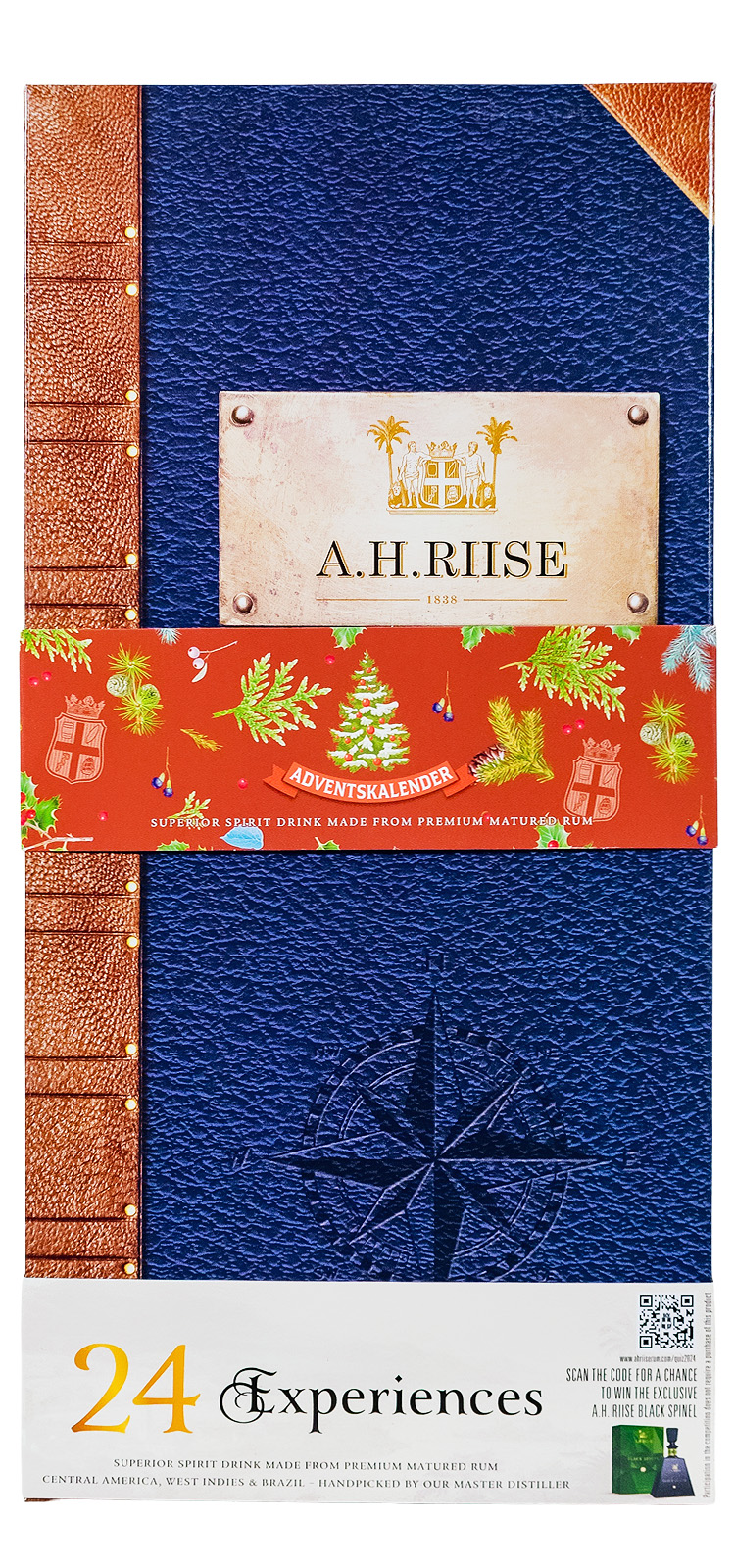 A.H. Riise Adventskalender 2024 - 0,48L 43,2% vol