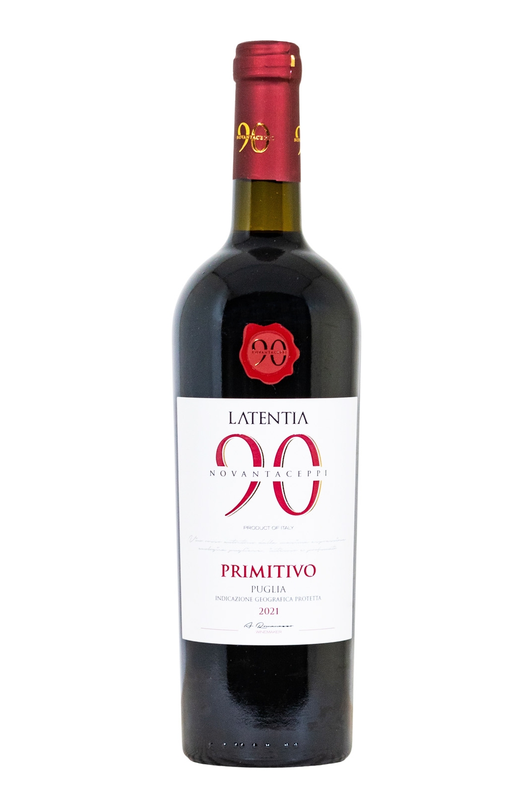 Novantaceppi Primitivo Puglia IGT - 0,75L 13,5% vol Novantaceppi Primitivo Puglia IGT - 0,75L 13,5% vol