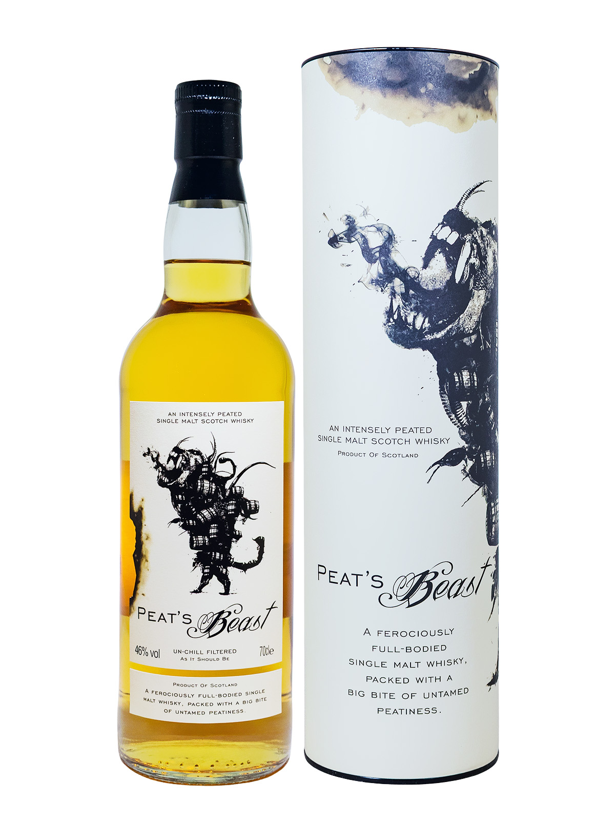 Peats Beast Single Malt Whisky - 0,7L 46% vol