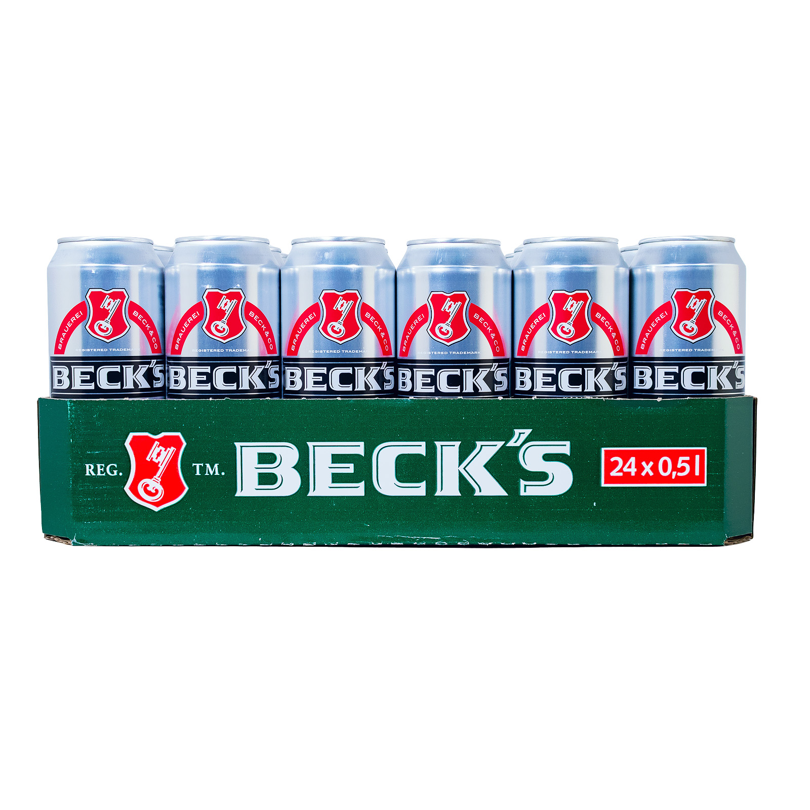 Paket [24 x 0,5L] Becks Pils Dose - 12L 4,9% vol