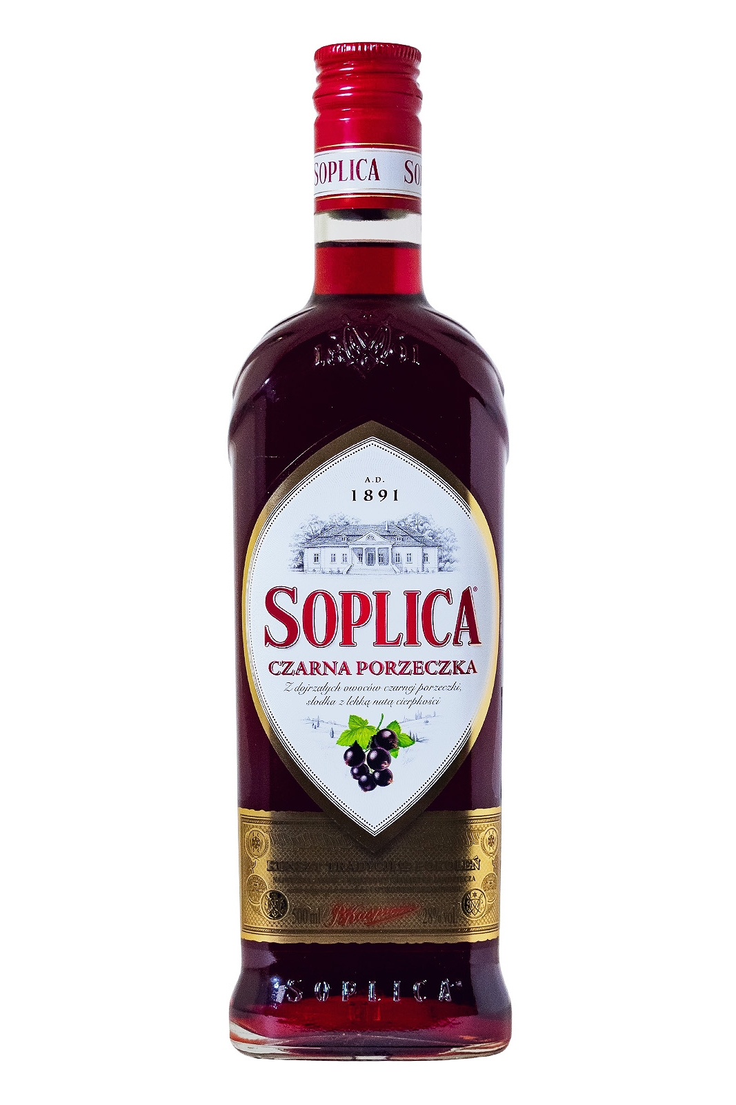Soplica Czarna Porzeczka Schwarze Johannisbeere - 0,5L 28% vol Soplica Czarna Porzeczka Schwarze Johannisbeere - 0,5L 28% vol