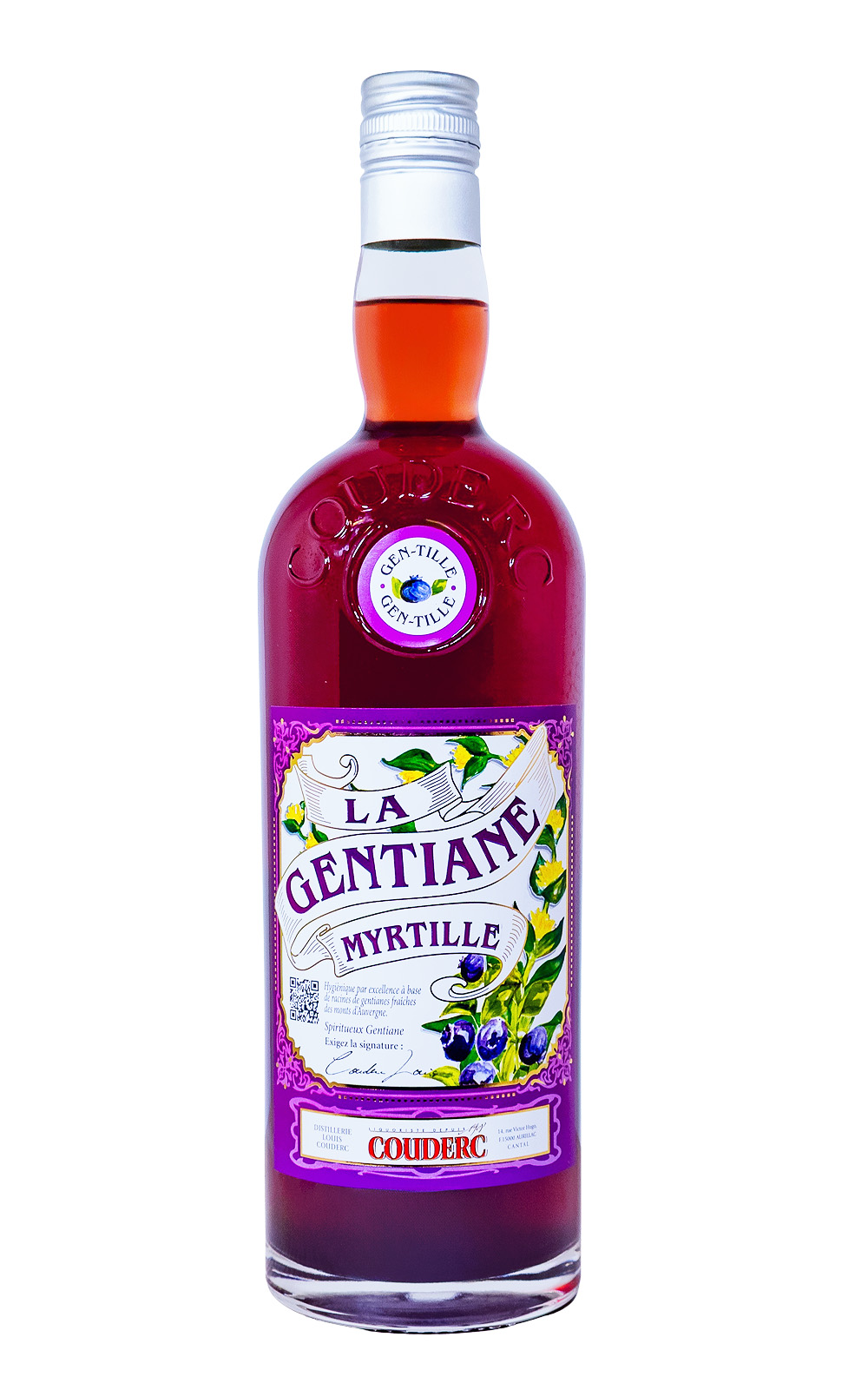 Louis Couderc Gentiane Myrtille - 1 Liter 16% vol (11.08.2025) Louis Couderc Gentiane Myrtille - 1 Liter 16% vol