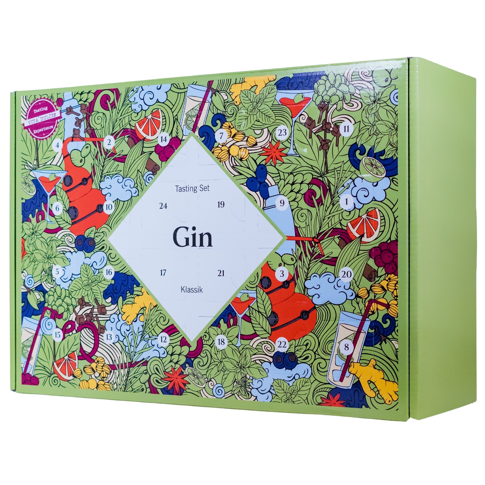 Gin Klassik Adventskalender 2024 - 0,48L 40,6% vol Gin Klassik Adventskalender 2024 - 0,48L 40,6% vol