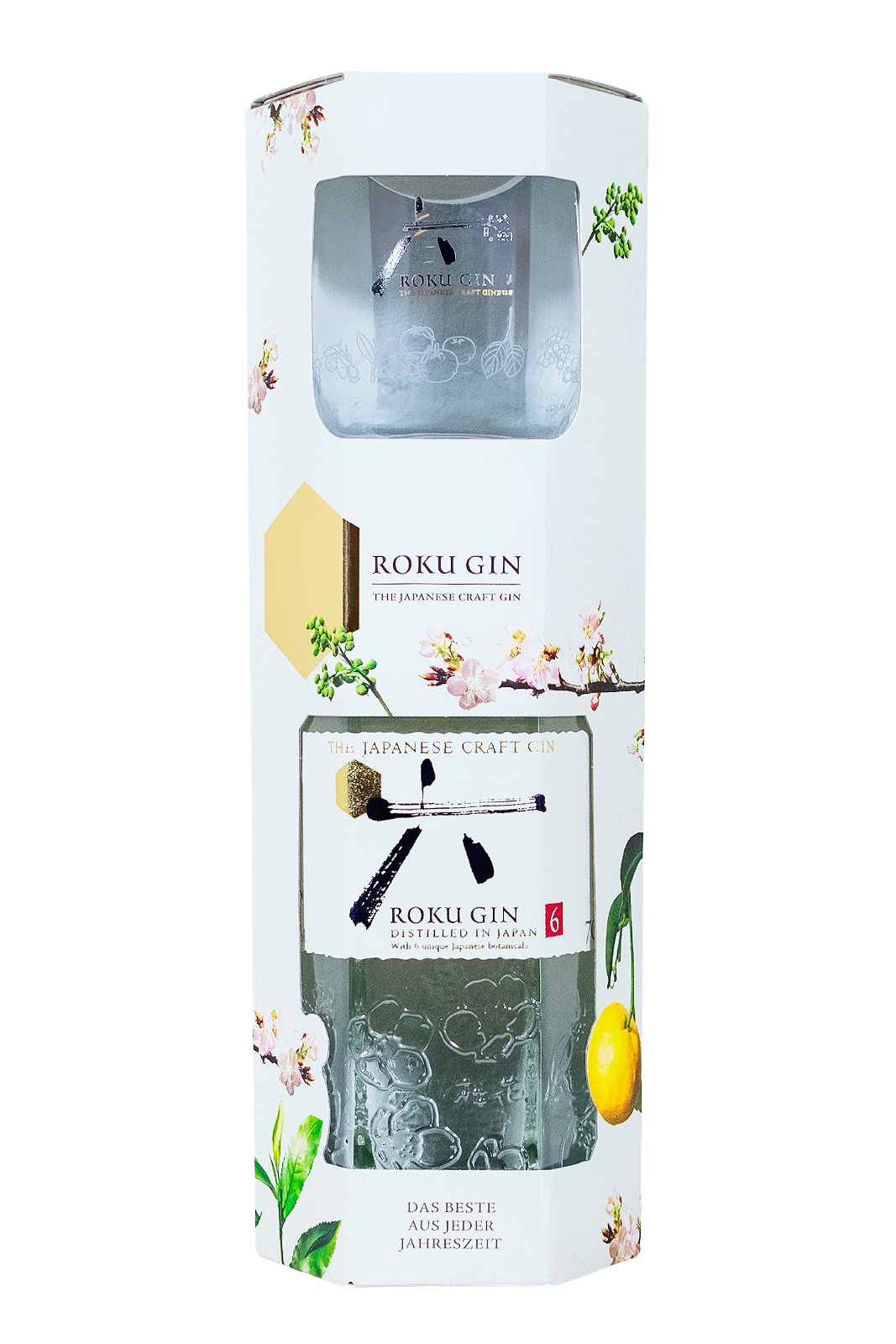 Roku Gin GEPA mit Glas - 0,7L 43% vol